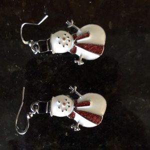 CHRISTMAS SALE, SNOWMAN Earrings holidays